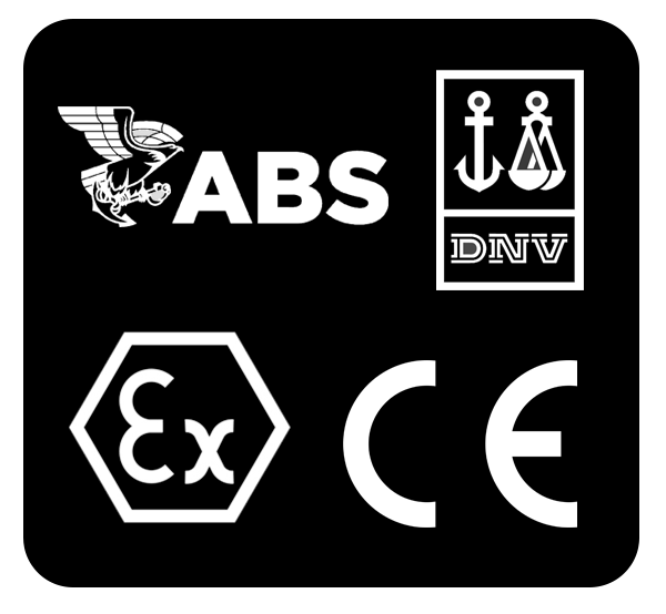 Certification logos